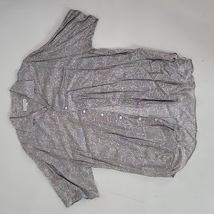 Reunion Menswear mens casual button down shirt size large